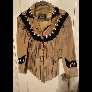 Suede fringed jacket